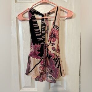 Free People Hot Tropics Halter Top Small